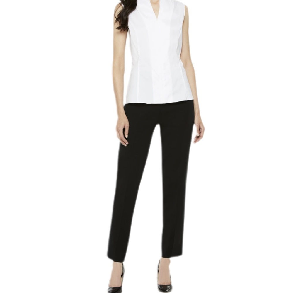 Misook Black Pant with Straight Leg